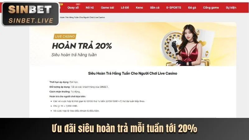 Thưởng nạp lại đặc biệt Vclub